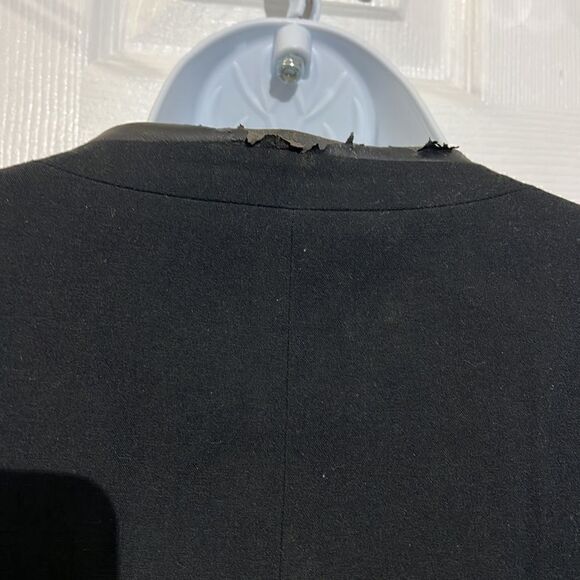 Loft Leather Trimmed Black Blazer Size M - Picture 5 of 9